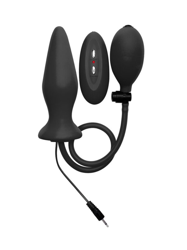 Ouch! Inflatable Vibrating Plug: Vibroplug mit Pumpe