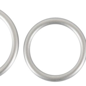 3-teiliges Penisring-Set „Metallic Silicone Cock Ring Set“, aus Silikon