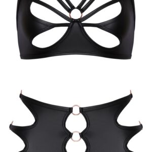 BH plus Slip ouvert aus weichem Stretchmaterial