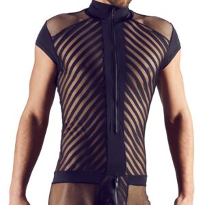 Body mit Brustharness aus Webgummibändern