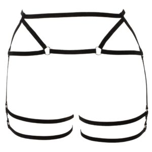 Hüftharness aus Samt-Stretchbändern