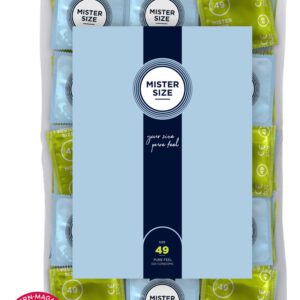 Kondome „49 mm“, transparent, hauchdünn, feucht