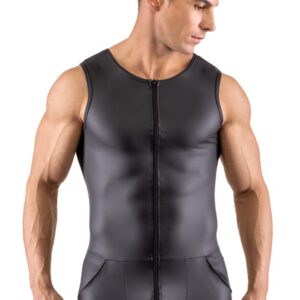 Kurzoverall mit 3-Wege-Reißverschluss