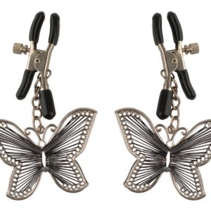 Nippelklammern „Butterfly Nipple Clamps“, mit Schmuckelementen