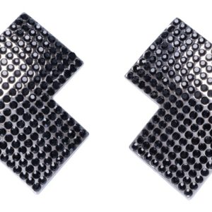 Nippelsticker „Cross“ mit schillernden Schmucksteinchen