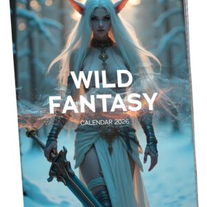 Pin-up Kalender „Wild Fantasy 2026“ in Farbe und im Großformat