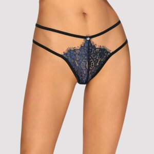 String „Yassmyne“ aus blauer Wimpernspitze