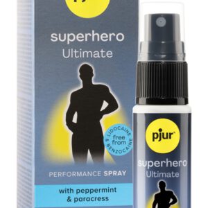 Verzögerungsspray „superhero Ultimate“ mit 6-fach Wirkstoffkomplex