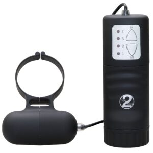 Vibro-Penisring „Aqua Silks Cockring“, in Klammerform mit Fernbedienung
